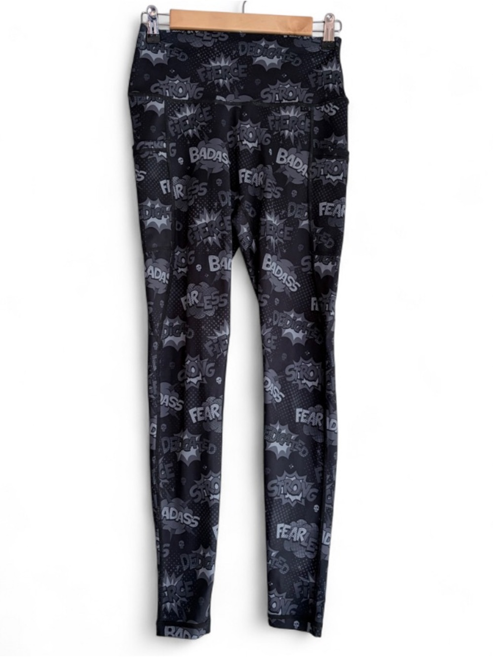 Constantly Varied Gear CVG Shadow Knockout Print Full Length Leggings Size S